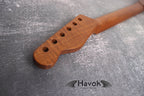 T Type Spoke Wheel Roasted Flame Maple Neck, Stainless Steel Frets, Satin TL Neck, Medium Jumbo Jescar Frets, 22 Frets, Electric Guitar Neck