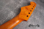ST Roasted Maple Back Neck, S Style 22 Nickel Frets, Satin Finish for Back, Medium Jumbo Jescar Fret, S Type Custom Vintage Guitar Building