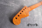 ST Roasted Maple Back Neck, S Style 22 Nickel Frets, Satin Finish for Back, Medium Jumbo Jescar Fret, S Type Custom Vintage Guitar Building