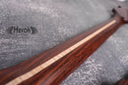 Handmade Rosewood Spoke Wheel Guitar Neck, Stainless Steel Frets