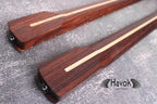 Handmade Rosewood Spoke Wheel Guitar Neck, Stainless Steel Frets