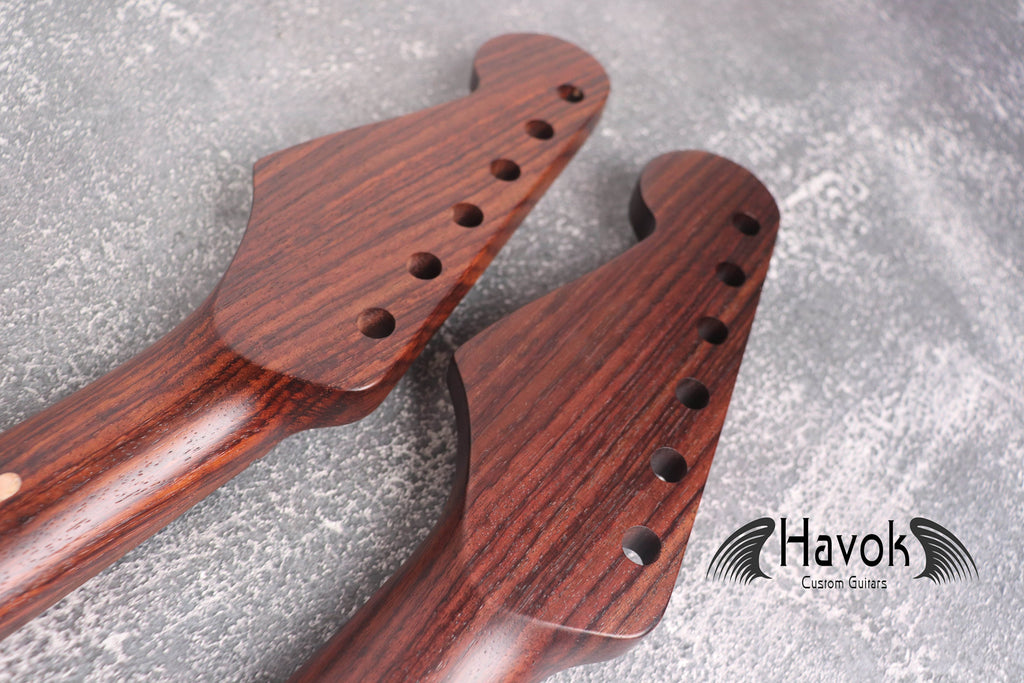 S Type Spoke Wheel Rosewood Neck, Stainless Steel Frets, Satin ST, 22 Medium Jumbo Jescar Frets, Electric Guitar Replacement Part Gadget