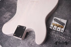 T-Style TL Body With ST Contours 3 Piece Ash White, Vintage TL Part, Guitar Replacement Gadget, Music Instrument Build Your Own