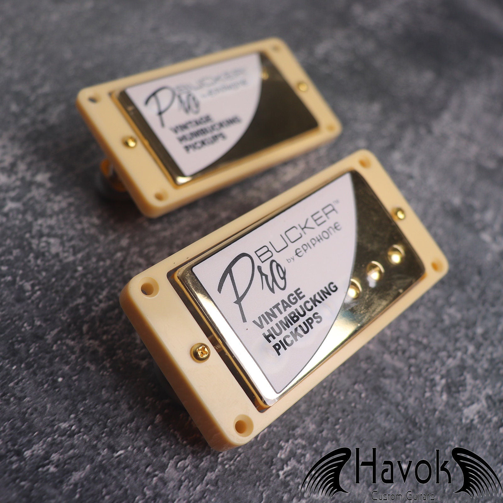 Pro Bucker Metal Cover Alnico 2 Paf Humbucker Pickups, LP Single Cut Guitars, High End Guitar Accessory and Replacement, Nickel Silver