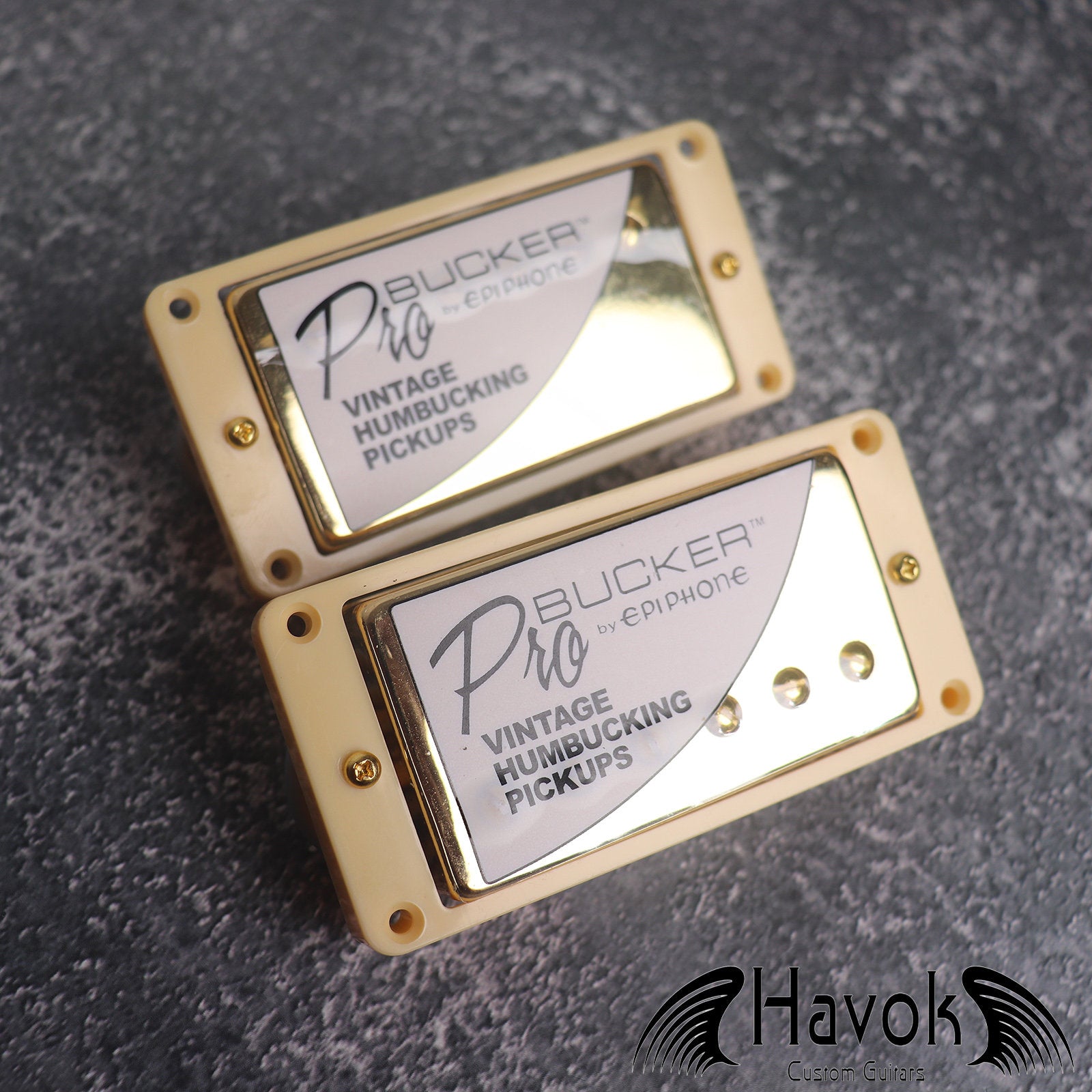 Pro Bucker Metal Cover Alnico 2 Paf Humbucker Pickups, LP Single Cut Guitars, High End Guitar Accessory and Replacement, Nickel Silver