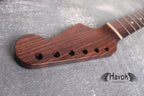 S Type Spoke Wheel Rosewood Neck, Stainless Steel Frets, Satin ST, 22 Medium Jumbo Jescar Frets, Electric Guitar Replacement Part Gadget