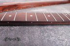 S Type Spoke Wheel Rosewood Neck, Stainless Steel Frets, Satin ST, 22 Medium Jumbo Jescar Frets, Electric Guitar Replacement Part Gadget