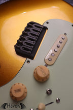 Low Profile Hard Tail Bridge Stainless Steel Plate And Saddles, 6 String Electric Guitar, Vintage Guitar Building Kit, Replacement Part