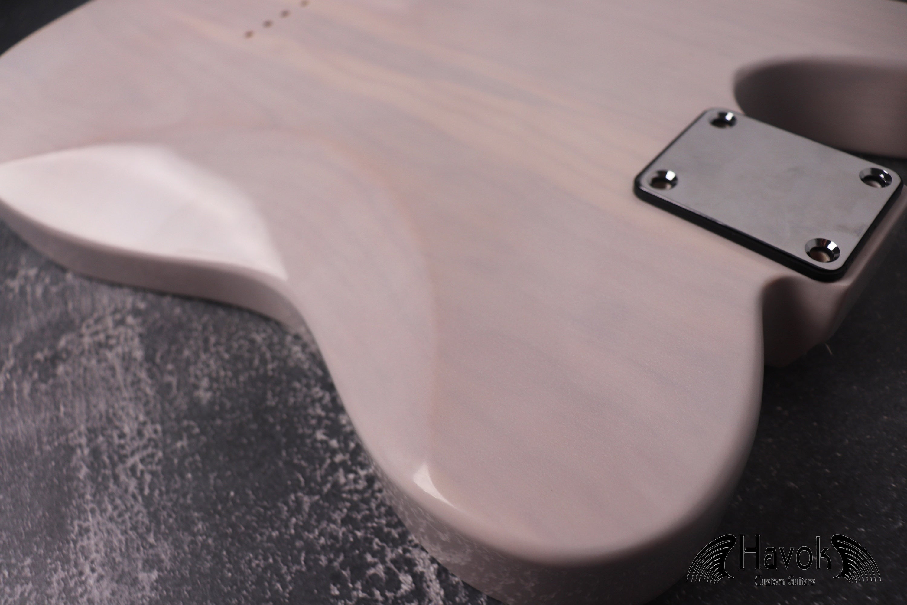 T-Style TL Body With ST Contours 3 Piece Ash White, Vintage TL Part, Guitar Replacement Gadget, Music Instrument Build Your Own