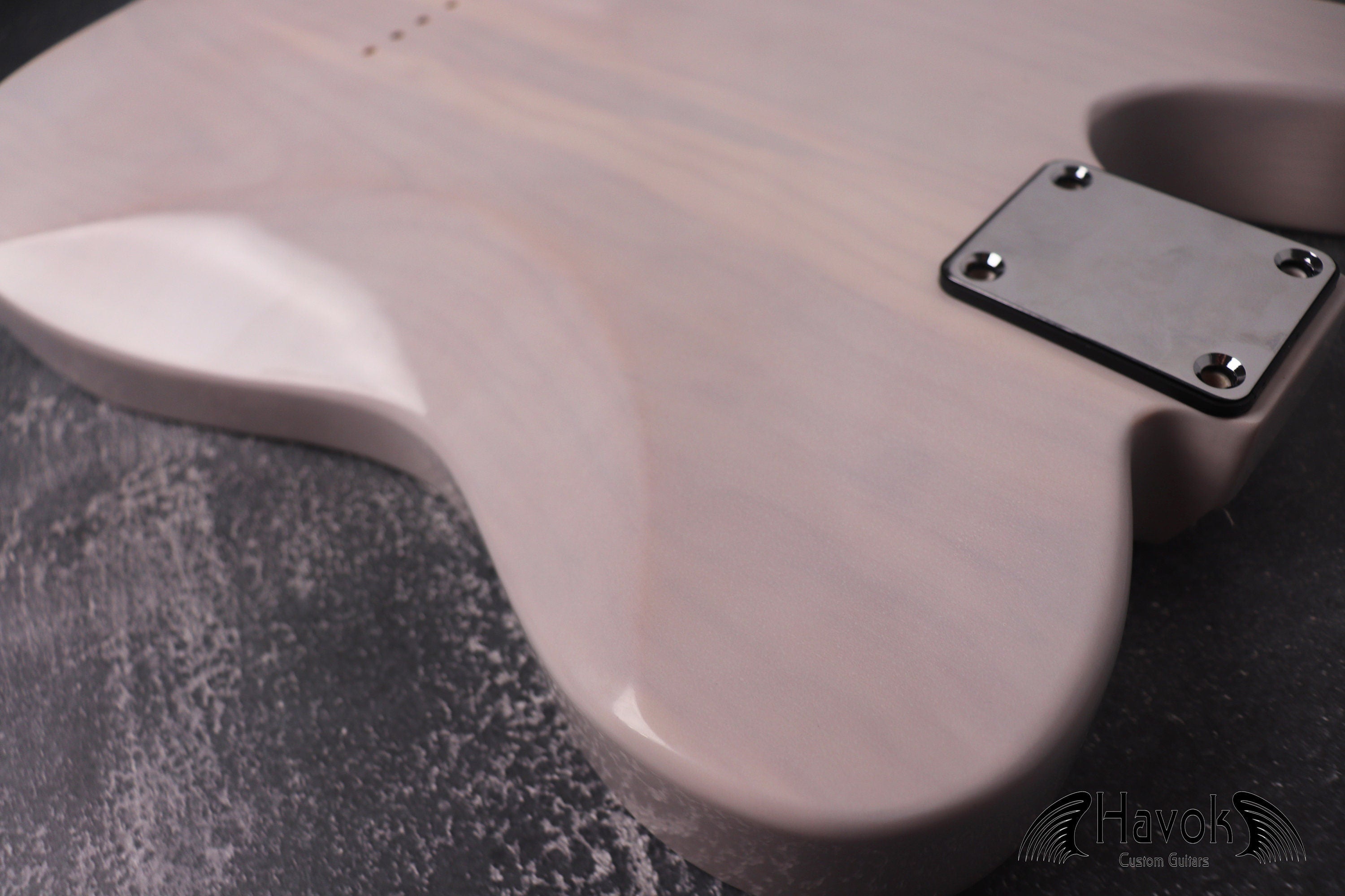 T-Style TL Body With ST Contours 3 Piece Ash White, Vintage TL Part, Guitar Replacement Gadget, Music Instrument Build Your Own