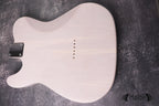 T-Style TL Body With ST Contours 3 Piece Ash White, Vintage TL Part, Guitar Replacement Gadget, Music Instrument Build Your Own