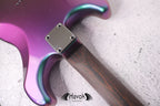 Guitar Kit Mahogany Body Wenge ST Neck Hardware, Chameleon Guitar, Hight Quality Electric Guitar Kit, Neck, Build Your Own DIY