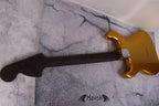 Guitar Kit Golden 2 Piece Mahogany Body Wenge Neck With Hardware, Hight Quality Electric Guitar Kit, Fender Strat Neck, Build Your Own DIY