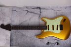 Guitar Kit Golden 2 Piece Mahogany Body Wenge Neck With Hardware, Hight Quality Electric Guitar Kit, Fender Strat Neck, Build Your Own DIY