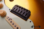 Low Profile Hard Tail Bridge Stainless Steel Plate And Saddles, 6 String Electric Guitar, Vintage Guitar Building Kit, Replacement Part