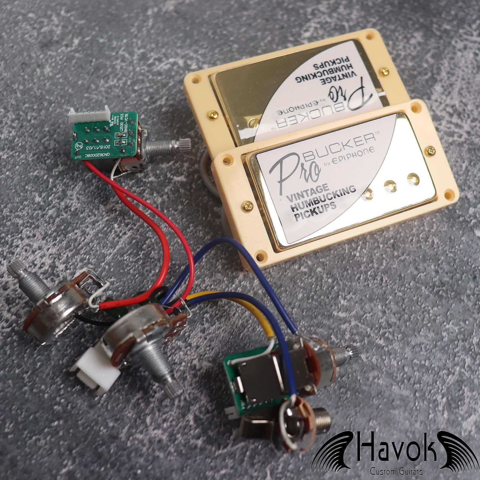 Pro Bucker Metal Cover Alnico 2 Paf Humbucker Pickups, LP Single Cut Guitars, High End Guitar Accessory and Replacement, Nickel Silver