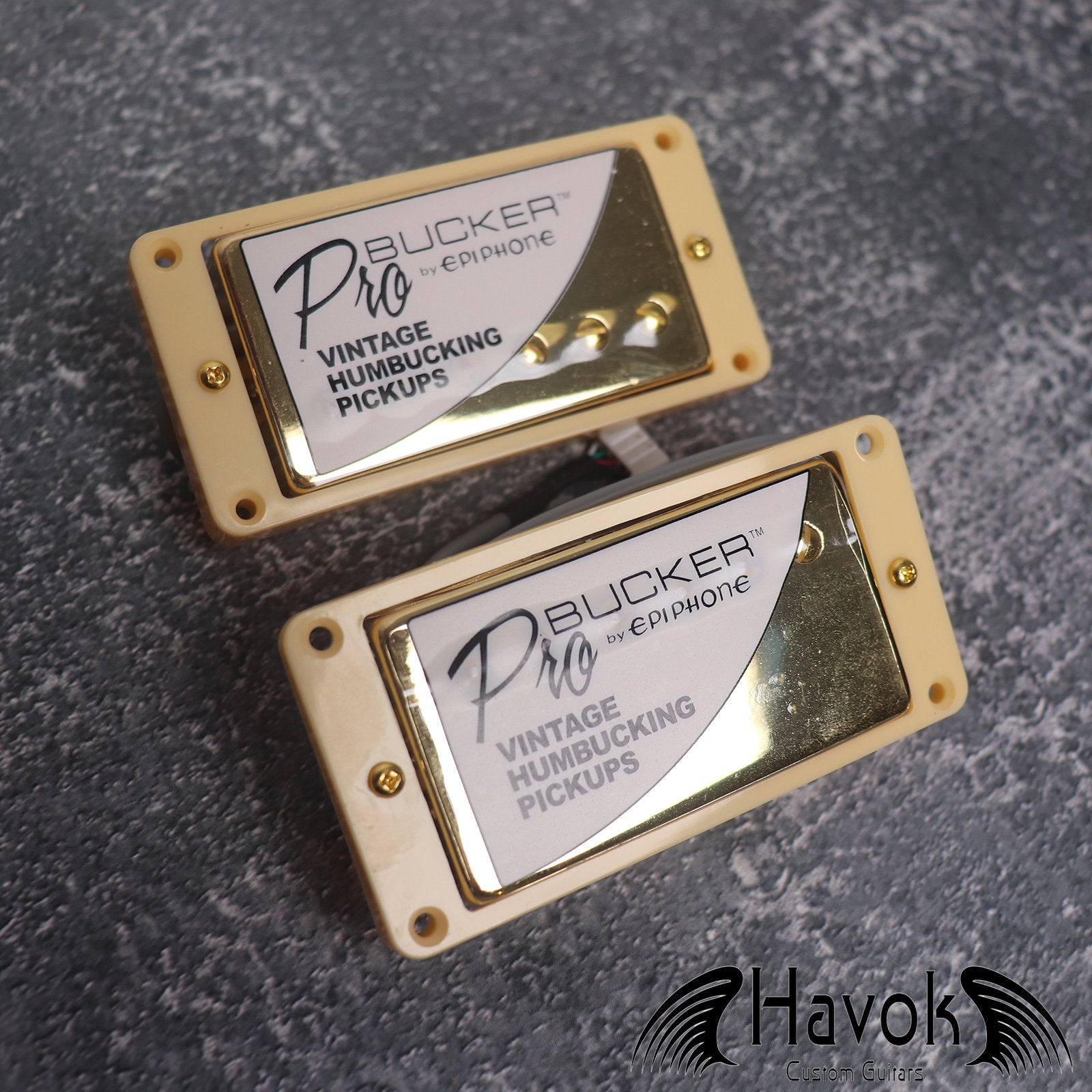 Pro Bucker Metal Cover Alnico 2 Paf Humbucker Pickups, LP Single Cut Guitars, High End Guitar Accessory and Replacement, Nickel Silver