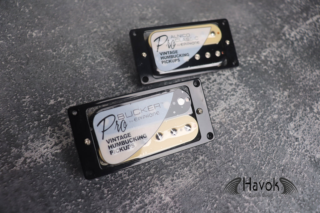 Alnico 2 PAF Humbucker Pickups, Nickel Silver, Guitar DIY