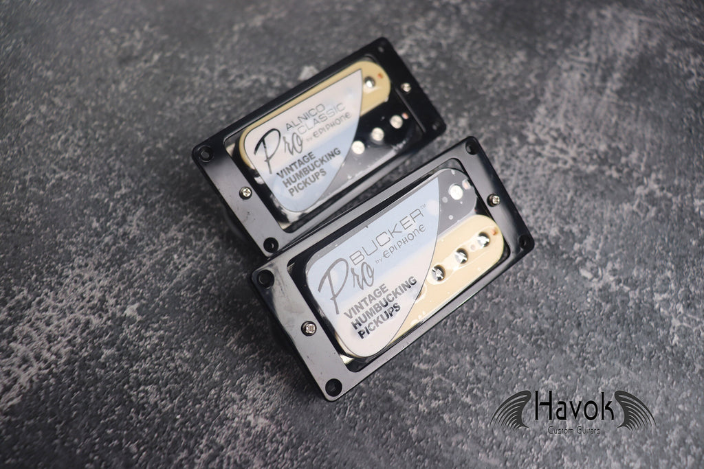 Alnico 2 PAF Humbucker Pickups, Nickel Silver, Guitar DIY