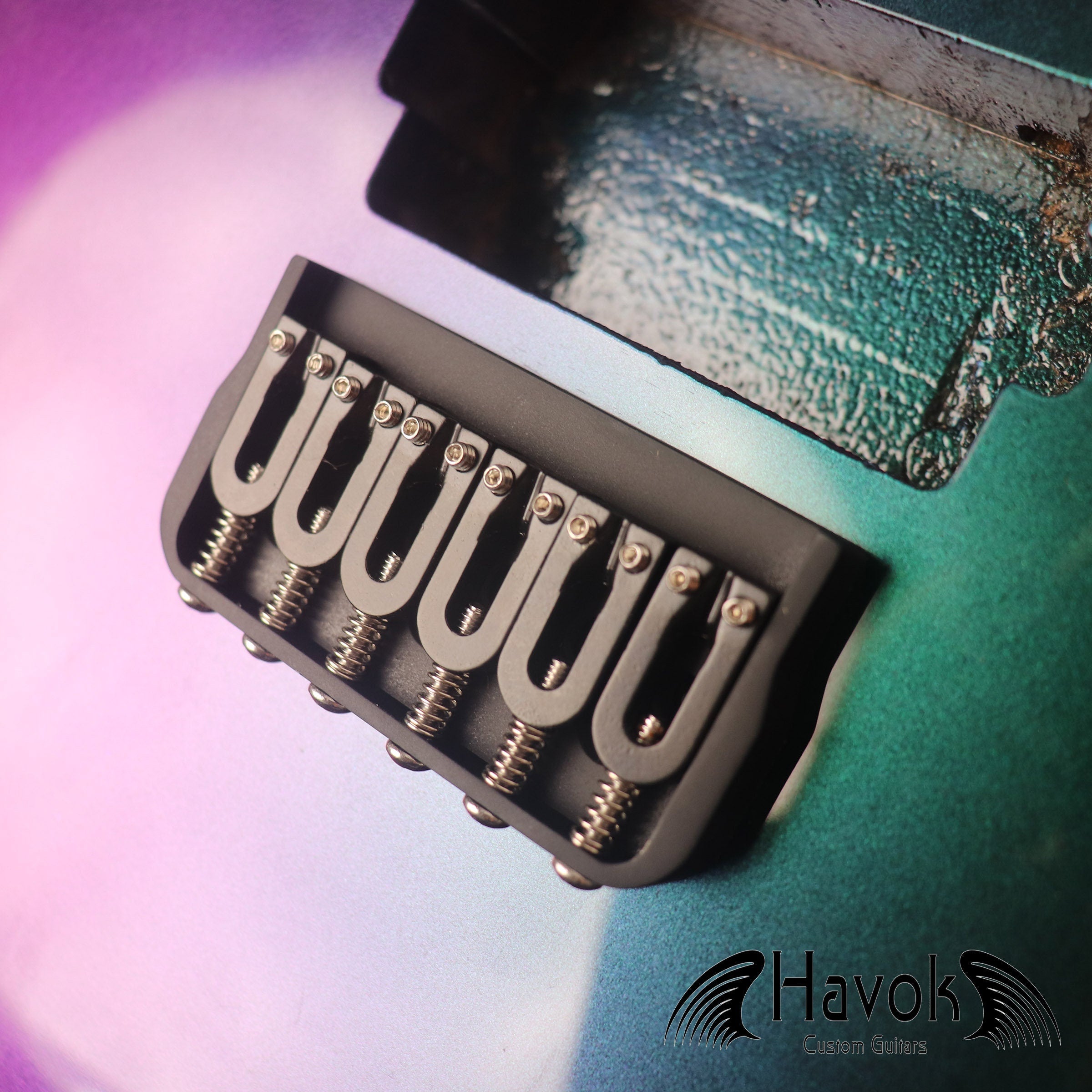 Low Profile Hard Tail Bridge Stainless Steel Plate And Saddles, 6 String Electric Guitar, Vintage Guitar Building Kit, Replacement Part