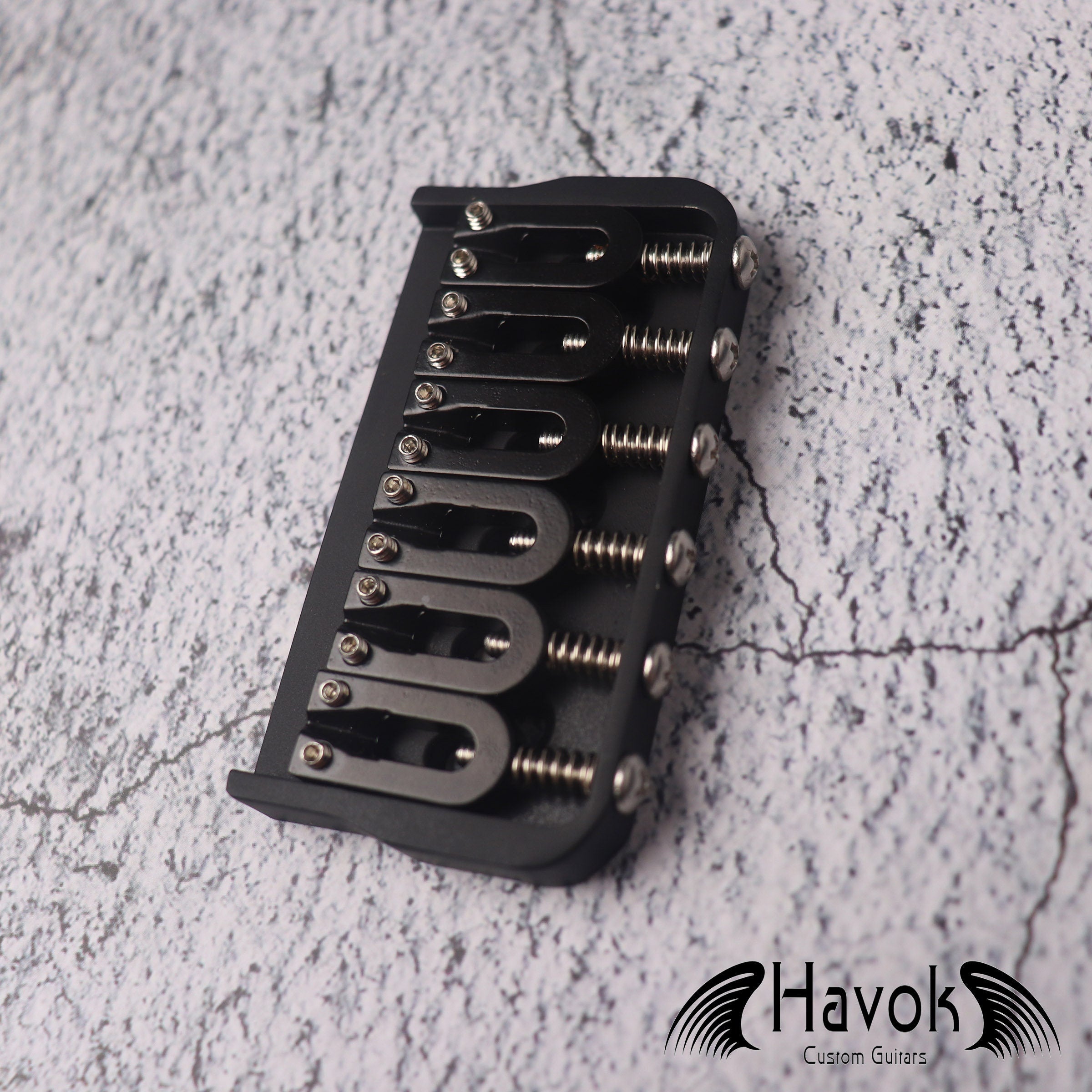 Low Profile Hard Tail Bridge Stainless Steel Plate And Saddles, 6 String Electric Guitar, Vintage Guitar Building Kit, Replacement Part