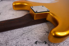 Gold Mahogany Guitar Kit, Wenge Neck, DIY Electric Guitar