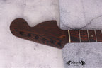 Guitar Kit Golden 2 Piece Mahogany Body Wenge Neck With Hardware, Hight Quality Electric Guitar Kit, Fender Strat Neck, Build Your Own DIY