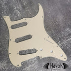 S type Scratch Plate, Tremolo Cover, 4Ply Plastic, S-Style Vintage Guitar Replacement Accessory, Guitar Build Kit, Guitar Gadget, Guitar DIY