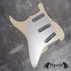 S type Scratch Plate, Tremolo Cover, 4Ply Plastic, S-Style Vintage Guitar Replacement Accessory, Guitar Build Kit, Guitar Gadget, Guitar DIY