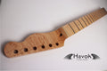 T type Flame Maple Gloss Neck, Medium Jumbo Jescar Nickel Fret, 22 Frets, Electric Guitar Replacement Part Gadget, Vintage Guitar Accessory