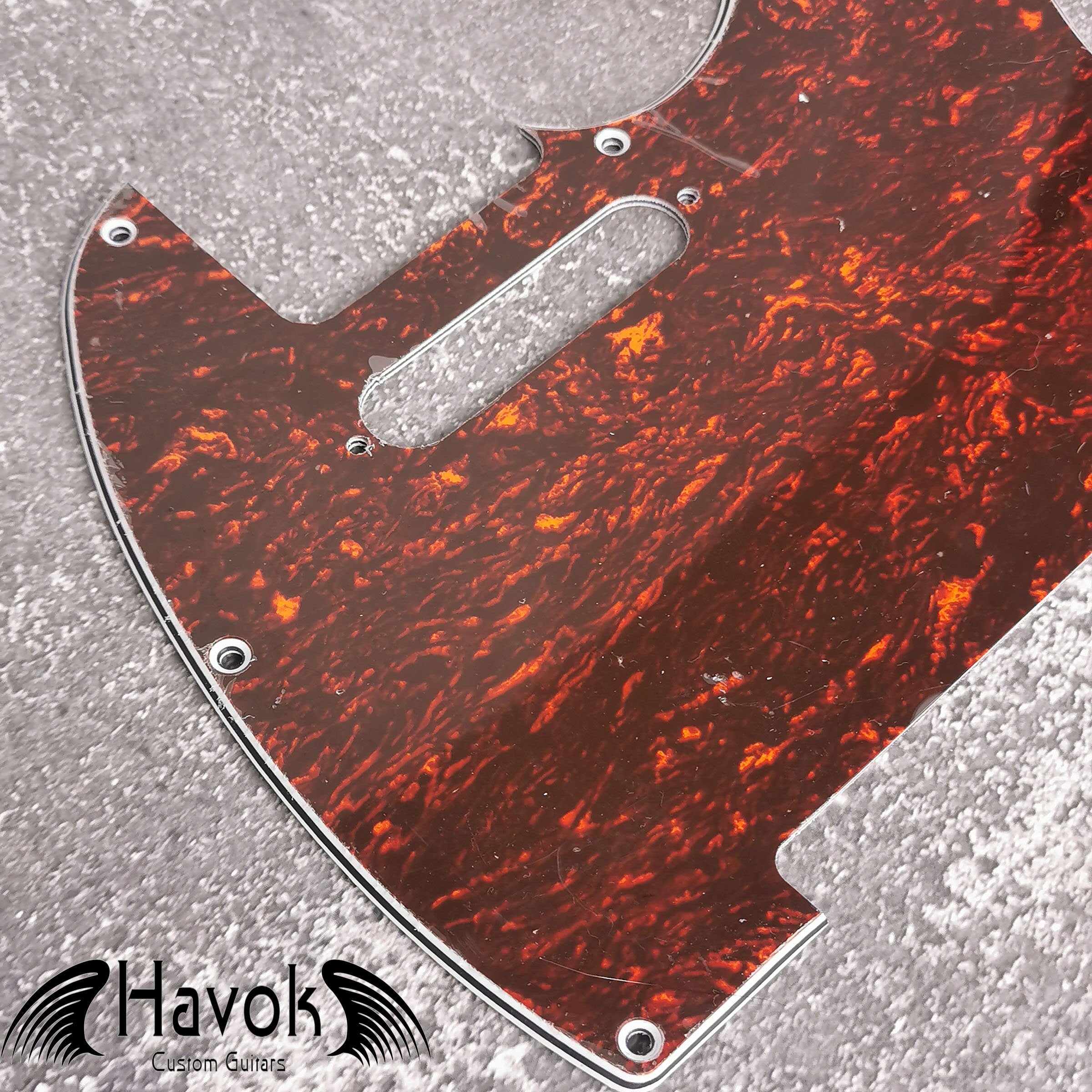 T type Guitar Scratch Plate, 4Ply, T-Style Vintage Electric Guitar Replacement Accessory, Guitar Build Kit, Guitar Gadget, TL Guitar DIY