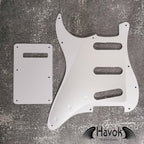 S type Guitar Scratch Plate, Tremolo Cover, 4Ply, S-Style Guitar Replacement Accessory, Guitar Build Kit, Guitar Gadget, ST Guitar