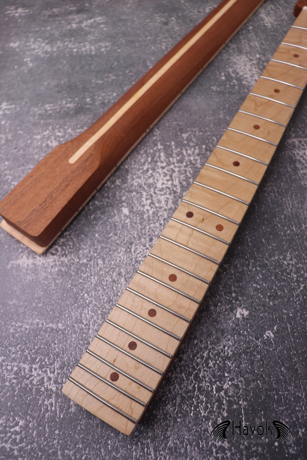 Mahogany T type Neck flame Maple Board Stainless Steel Jescar Frets