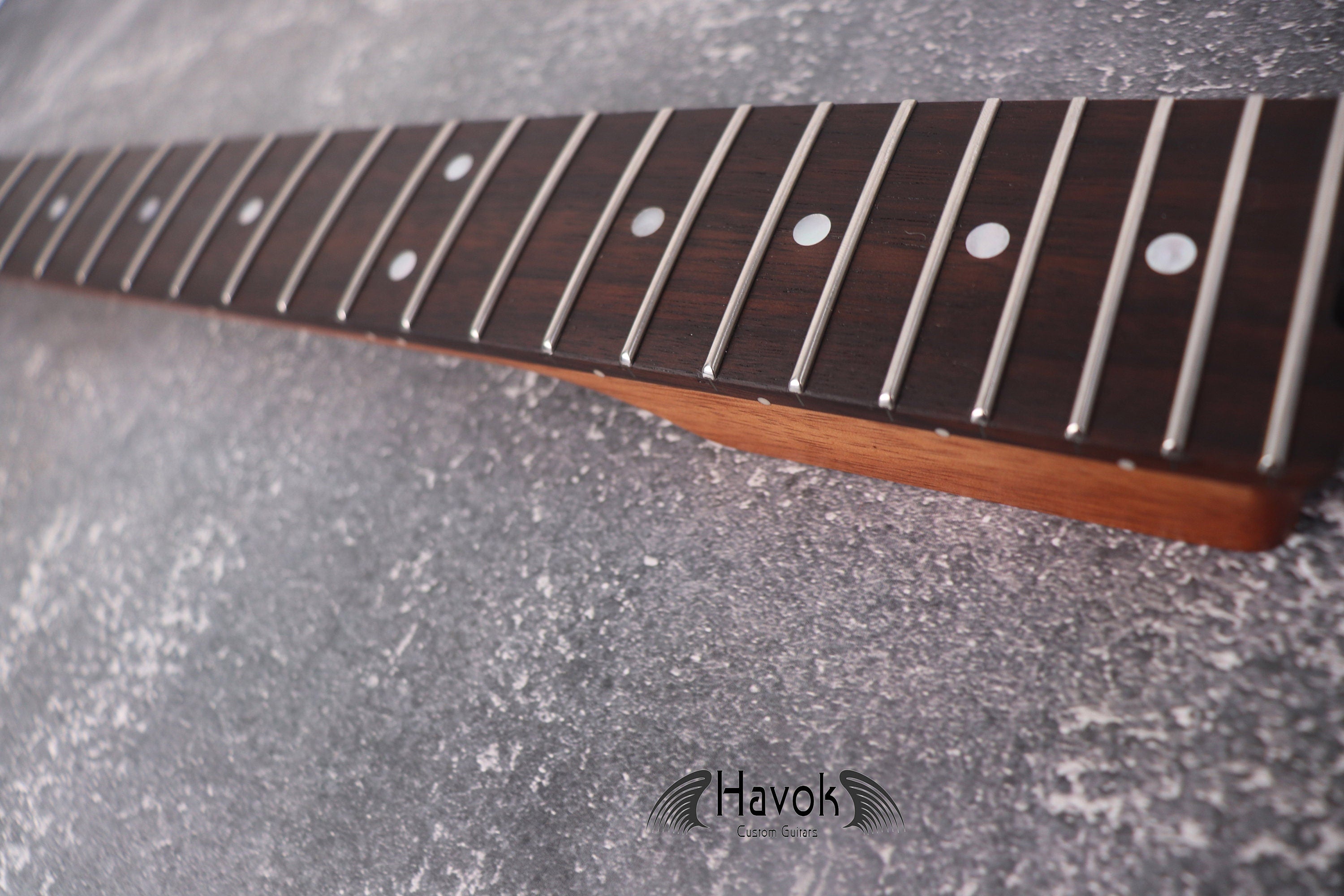 Mahogany T Type Spoke Wheel Carbon Fiber Rods Neck Stainless Steel Jescar Frets