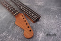 Mahogany Spoke Wheel Carbon Fiber Rods Neck Stainless Steel Jescar Frets Brand New