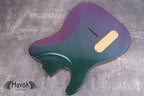 Chameleon 2 Humbuckers Mahogany Body, Hard Tail, Custom T-Style Guitar Body, High End Vintage Part Gadget, DIY Building Kit Replacement