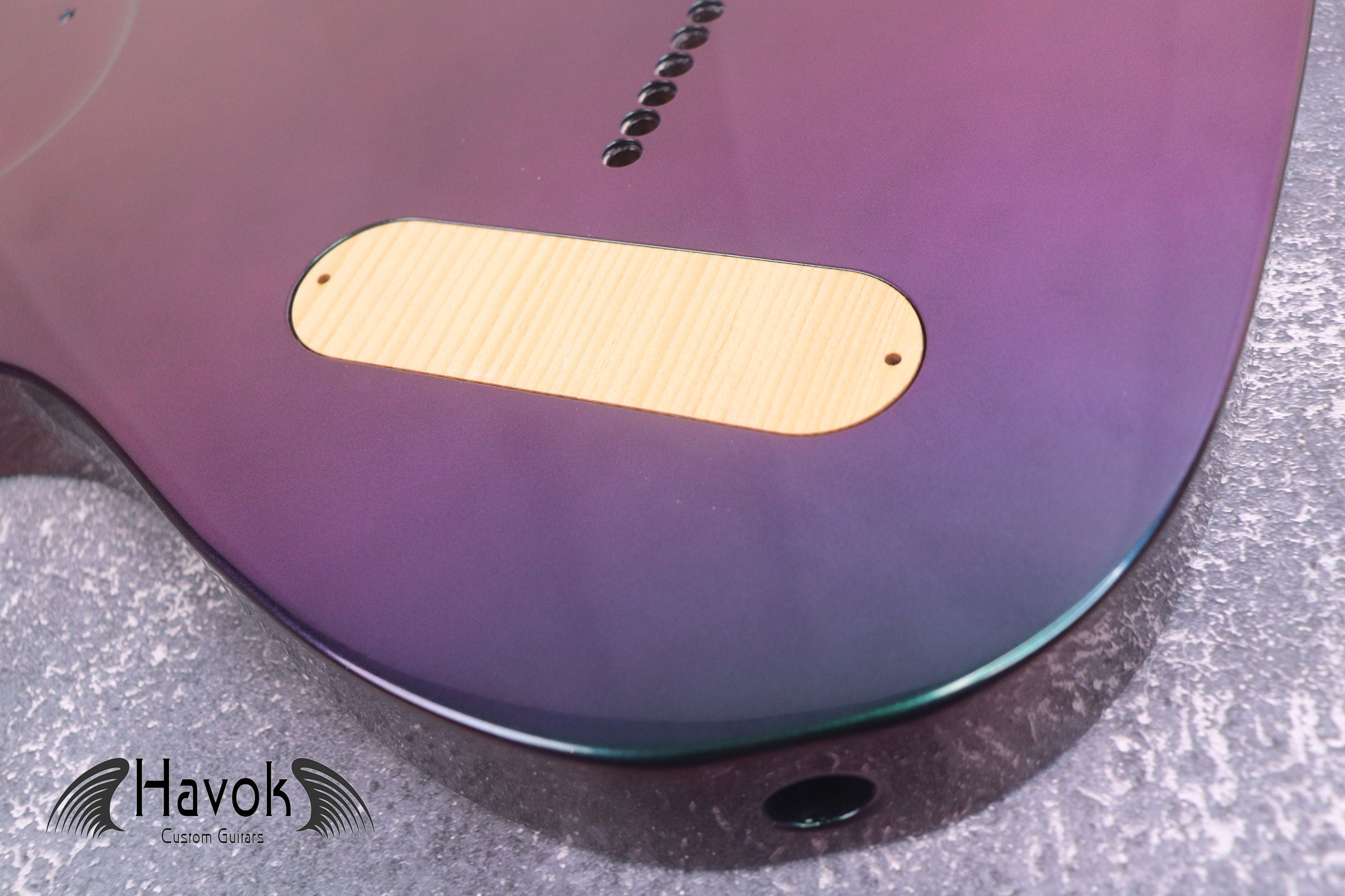 Chameleon 2 Humbuckers Mahogany Body Spoke Wheel, TL Custom T-Style Body, Vintage Guitar Part Gadget Replacement, DIY Building Kit