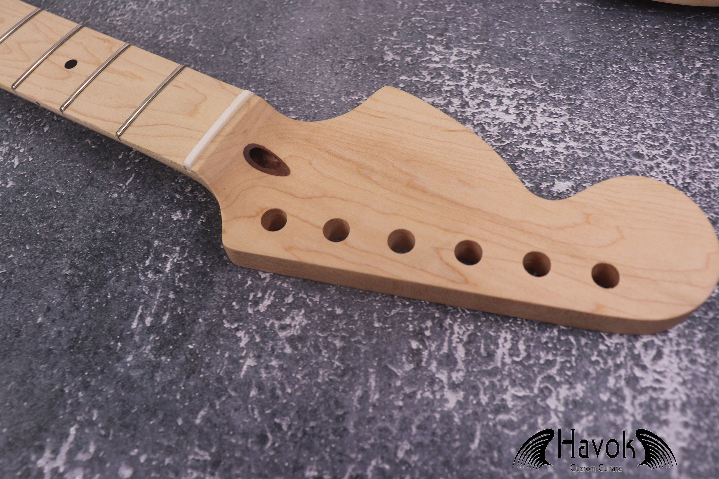 S Type Reverse Big Headstock Satin Neck, 22 Stainless Steel Jescar Frets, S Style ST Neck, Vintage Guitar Part Neck Replacement Part Gadget
