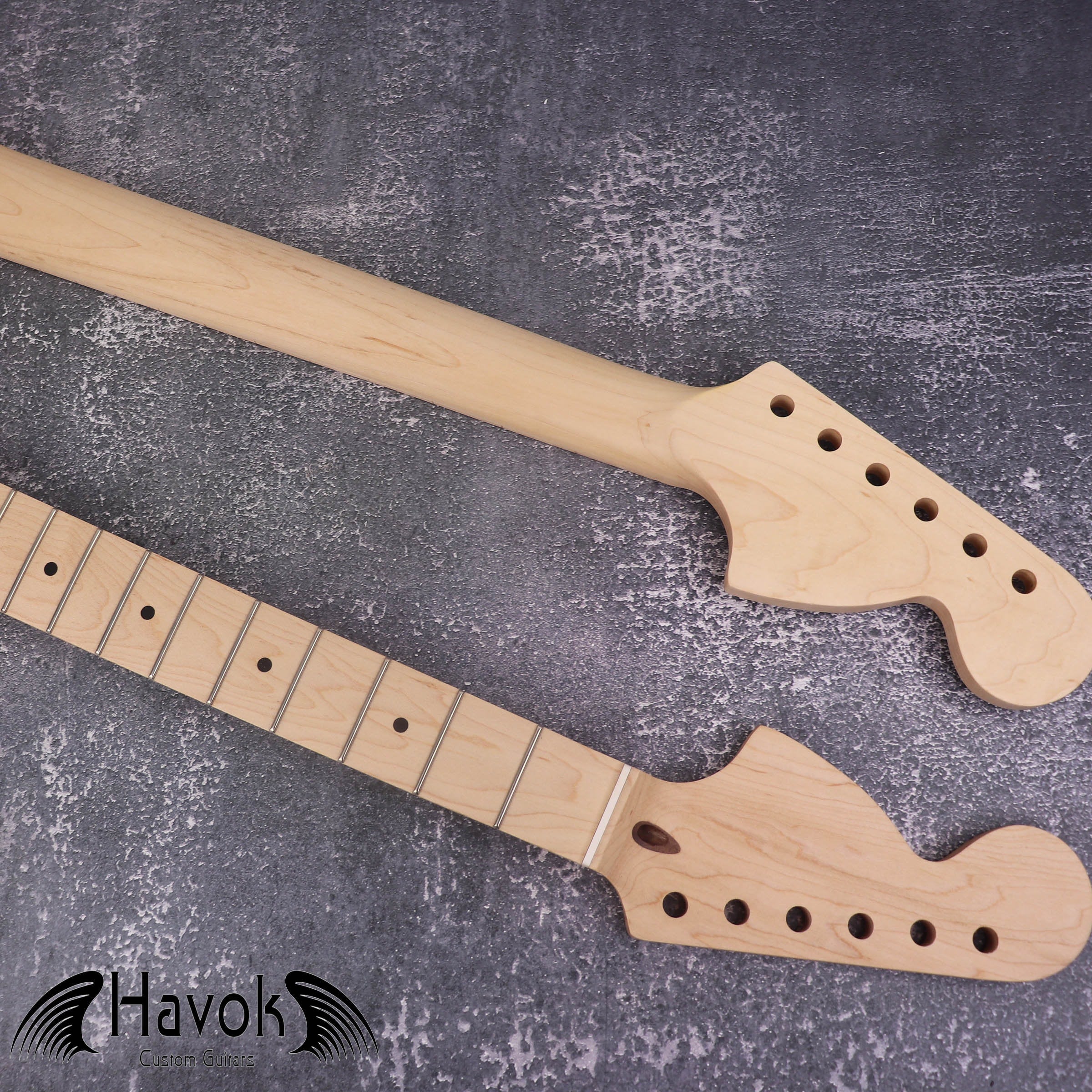 ST Reverse Big Headstock Satin Neck, 22 Nickel Jescar Frets S Type, S Style Custom Vintage Guitar Build DIY Replacement Part Gadget