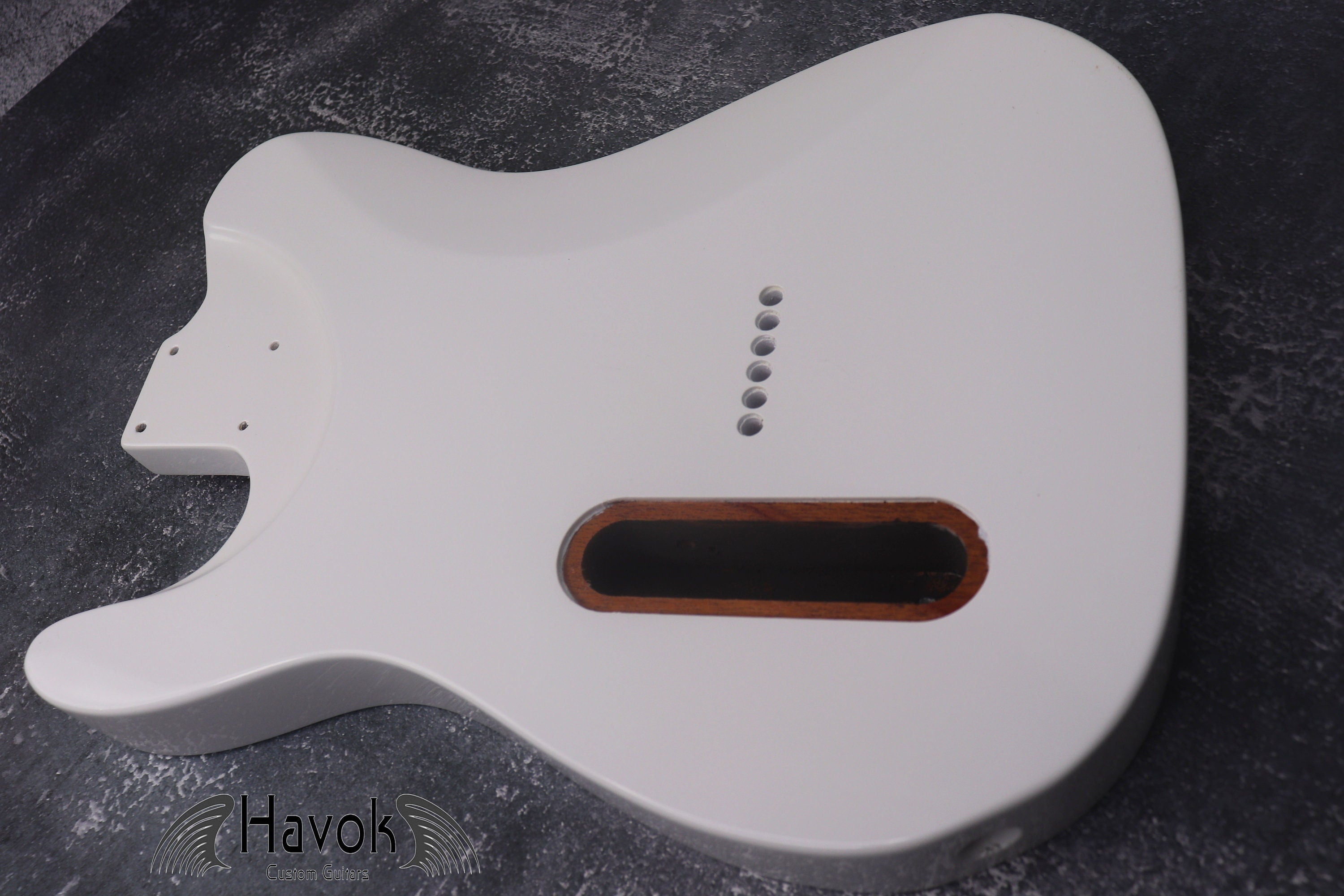 Metallic White 2 Humbuckers Mahogany Body Spoke Wheel Cut, Custom T-Style Body, Vintage Parts Gadget DIY Building Kit, TL Replacement