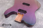 Chameleon 2 Humbuckers Mahogany Body Spoke Wheel, TL Custom T-Style Body, Vintage Guitar Part Gadget Replacement, DIY Building Kit