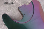 Chameleon 2 Humbuckers Mahogany Body Spoke Wheel, TL Custom T-Style Body, Vintage Guitar Part Gadget Replacement, DIY Building Kit