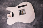 T-Style TL Body With ST Contours 3 Piece Ash White, Vintage TL Part, Guitar Replacement Gadget, Music Instrument Build Your Own