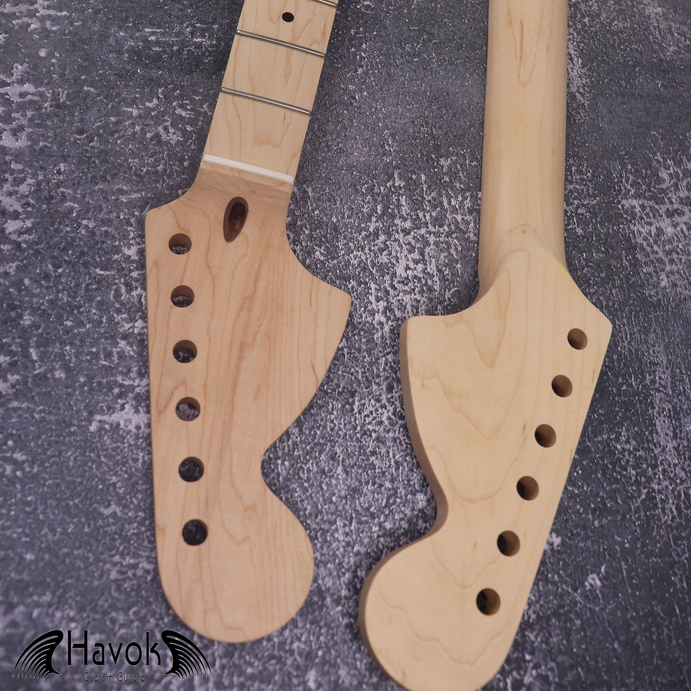 ST Reverse Big Headstock Satin Neck, 22 Nickel Jescar Frets S Type, S Style Custom Vintage Guitar Build DIY Replacement Part Gadget