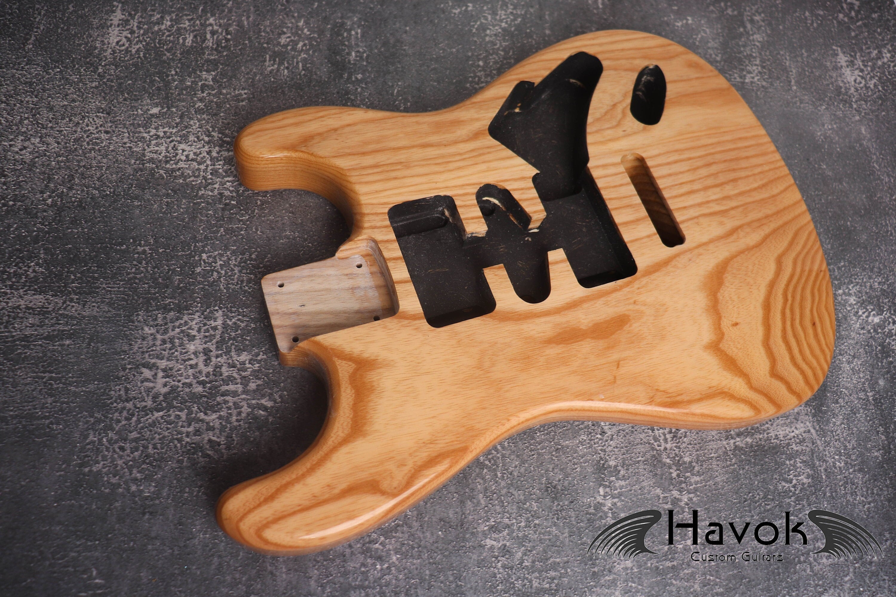 See-Through Northern Ash S-Type Guitar Body, Vintage Part Replacement Gadget, High End Custom ST S-Style Body, Guitar DIY Building Kit