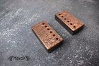 Copper Skull Humbucker Shield, Guitar Pickup Covers Gear Pattern for LP, High End Accessory and Replacement, Guitar Build Kit, Guitar Gadget