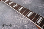 S type Flame Maple Gloss Binding Carbon Fiber Rods Neck Stainless Steel Jescar Frets