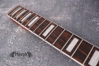 T type Flame Maple Gloss Binding Carbon Fiber Rods Neck Stainless Steel Jescar Frets