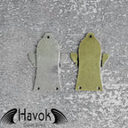 Truss Rod Silver, Gothic Skeleton Moth Shape Case For Electric Guitar, Rare Custom Shop Accessory, Build Kit DIY, Gadget And Replacement