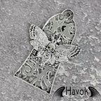 Truss Rod Silver, Gothic Skeleton Moth Shape Case For Electric Guitar, Rare Custom Shop Accessory, Build Kit DIY, Gadget And Replacement